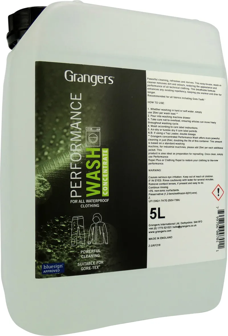 Grangers Performance Wash 5L 